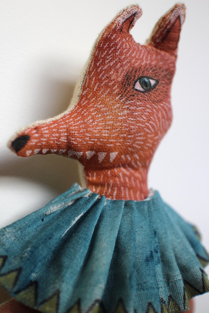 Fabulous fox doll head