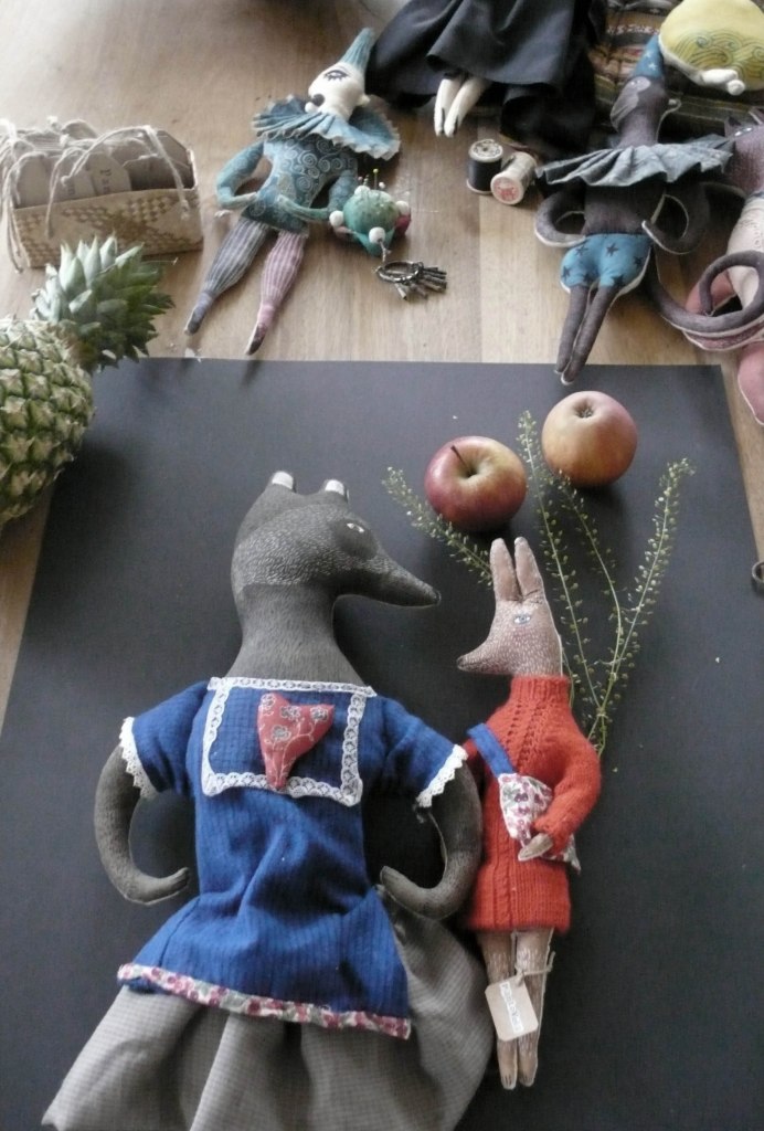 textile doll art