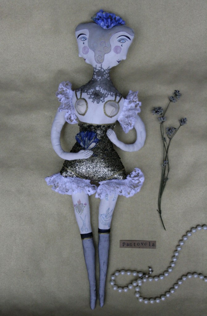 burlesque art doll