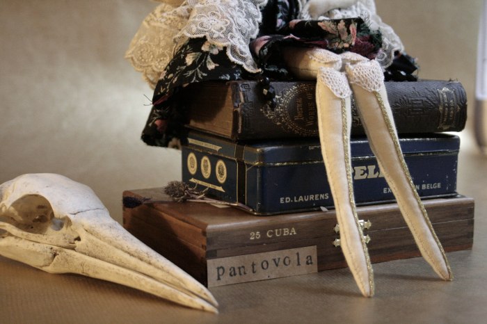 textile art doll