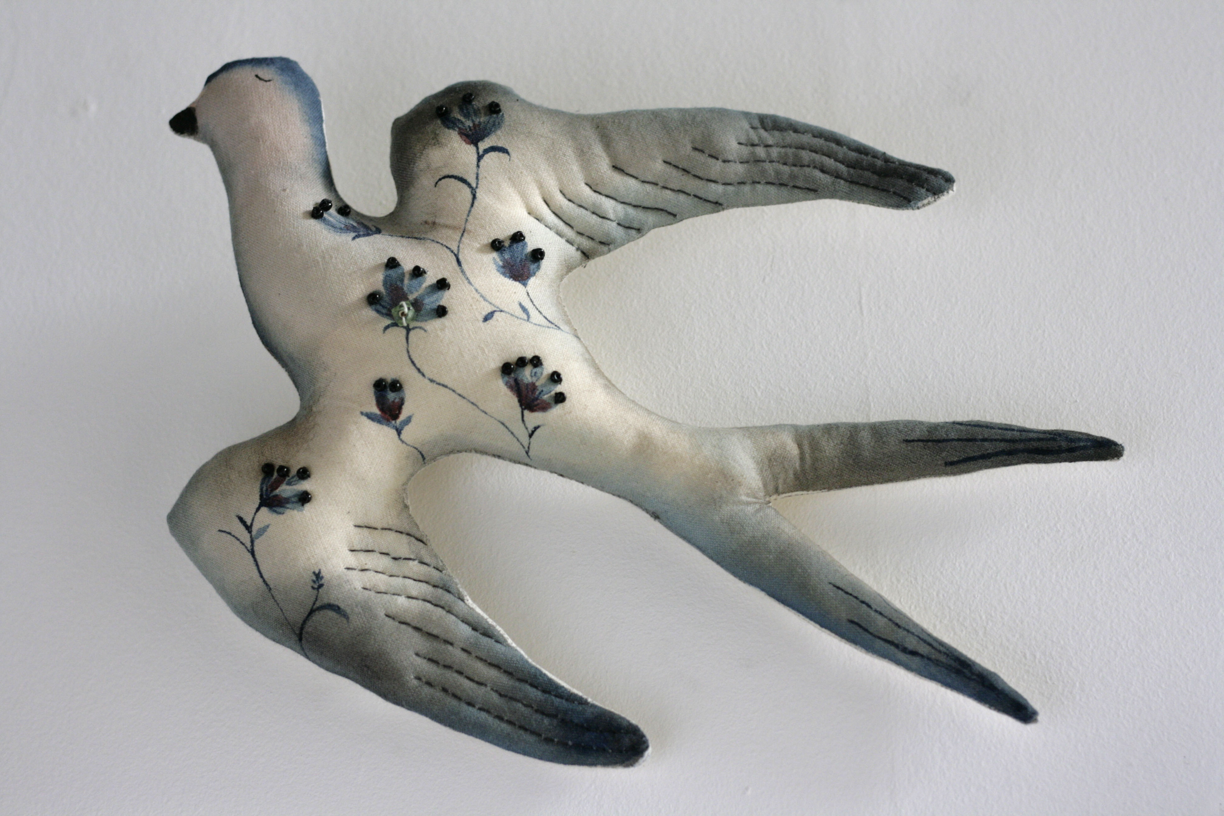 three swallows (light blue)