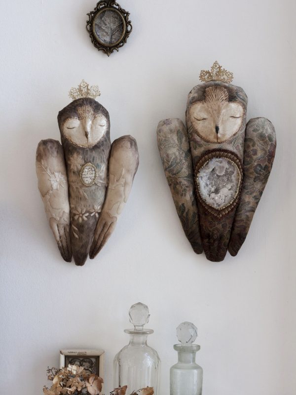 textile owls
