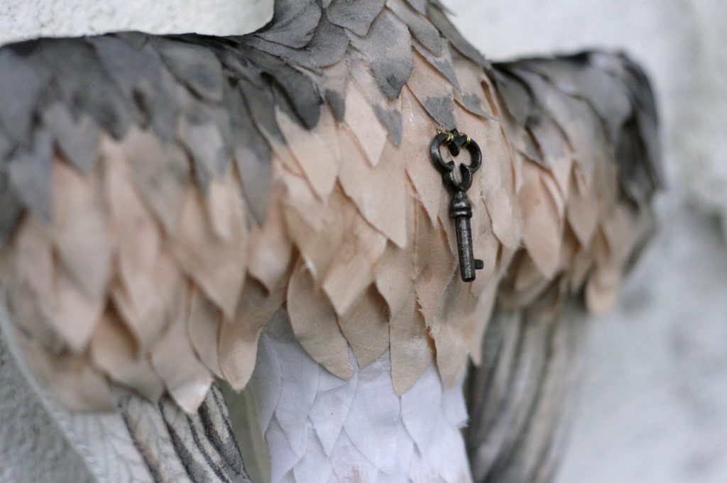 textile swan