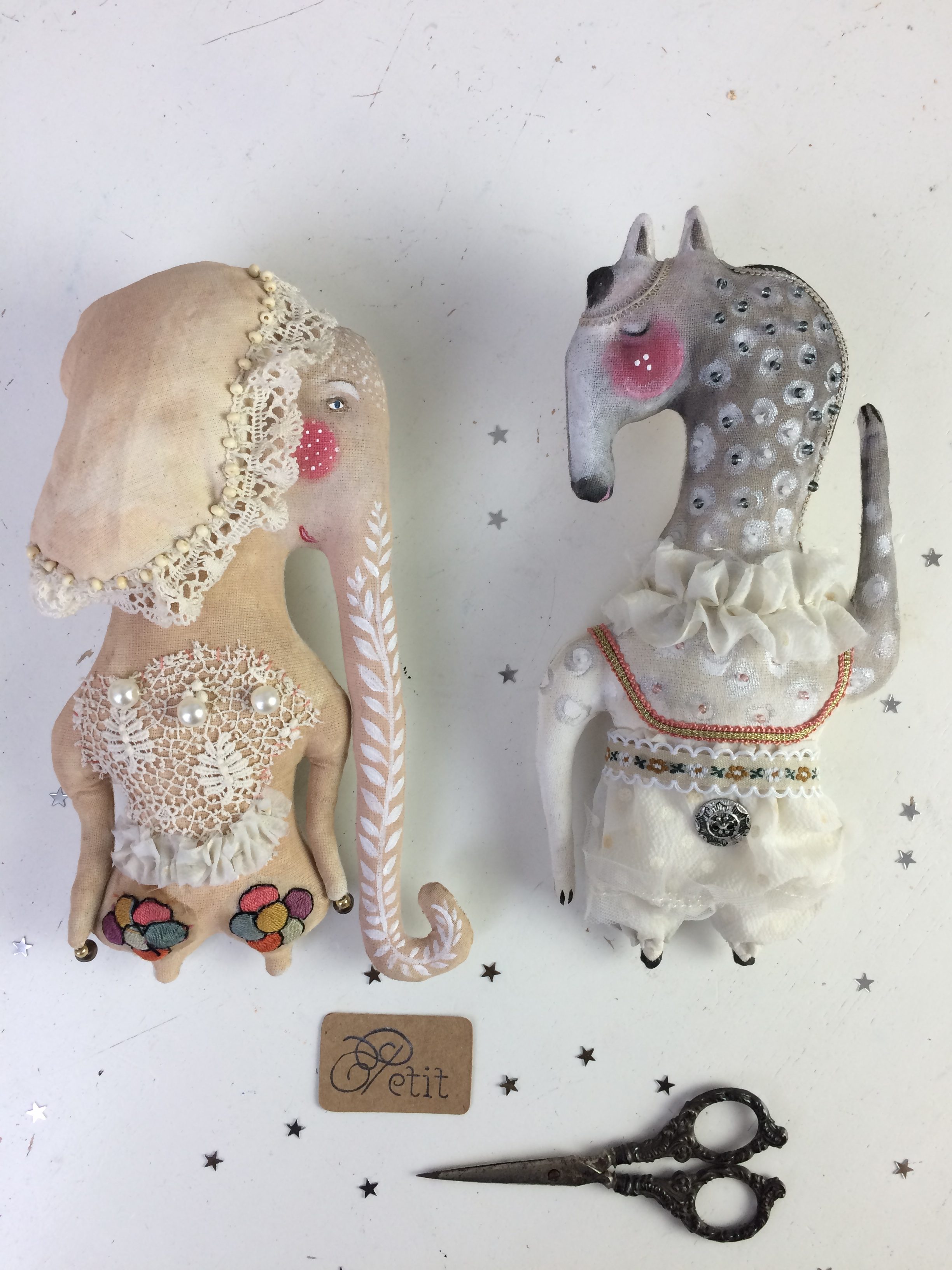 Mimi Elephant & Horse Sylver